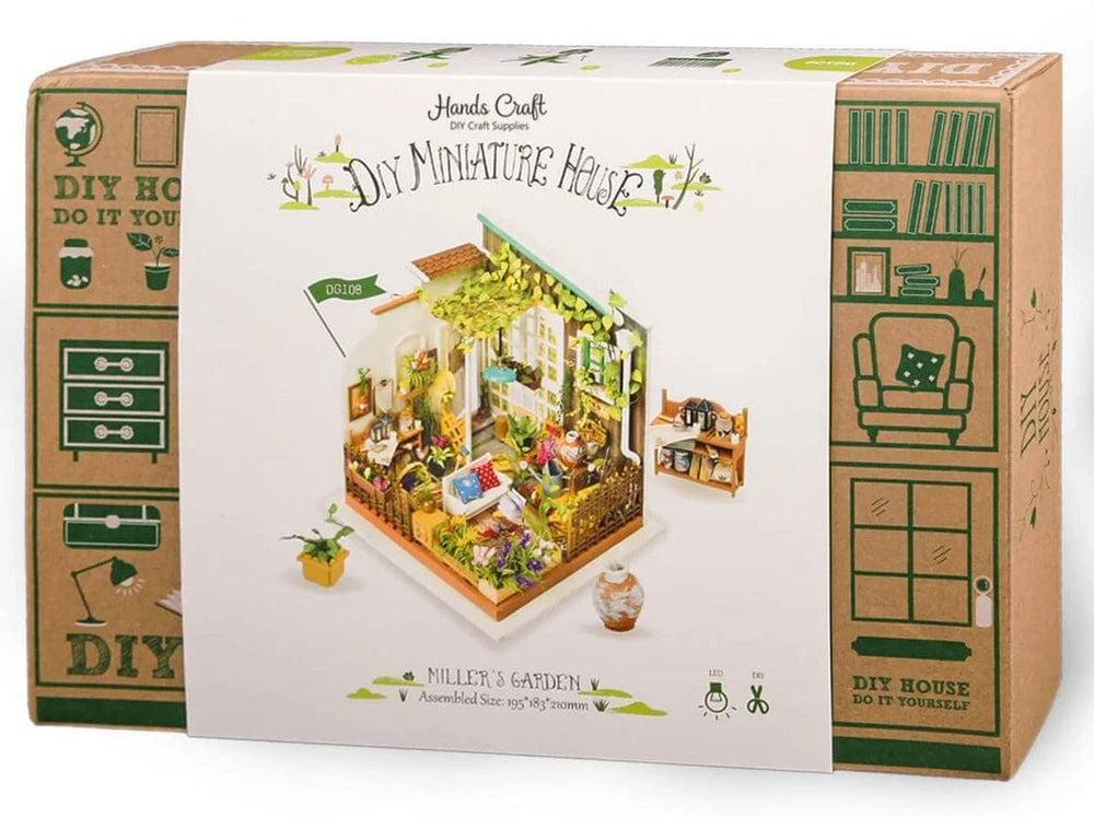 Hands Craft Activity Kit DIY Miniature Kit - Miller's Garden | Hands Craft