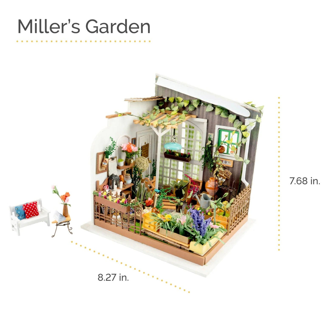 Hands Craft Activity Kit DIY Miniature Kit - Miller's Garden | Hands Craft