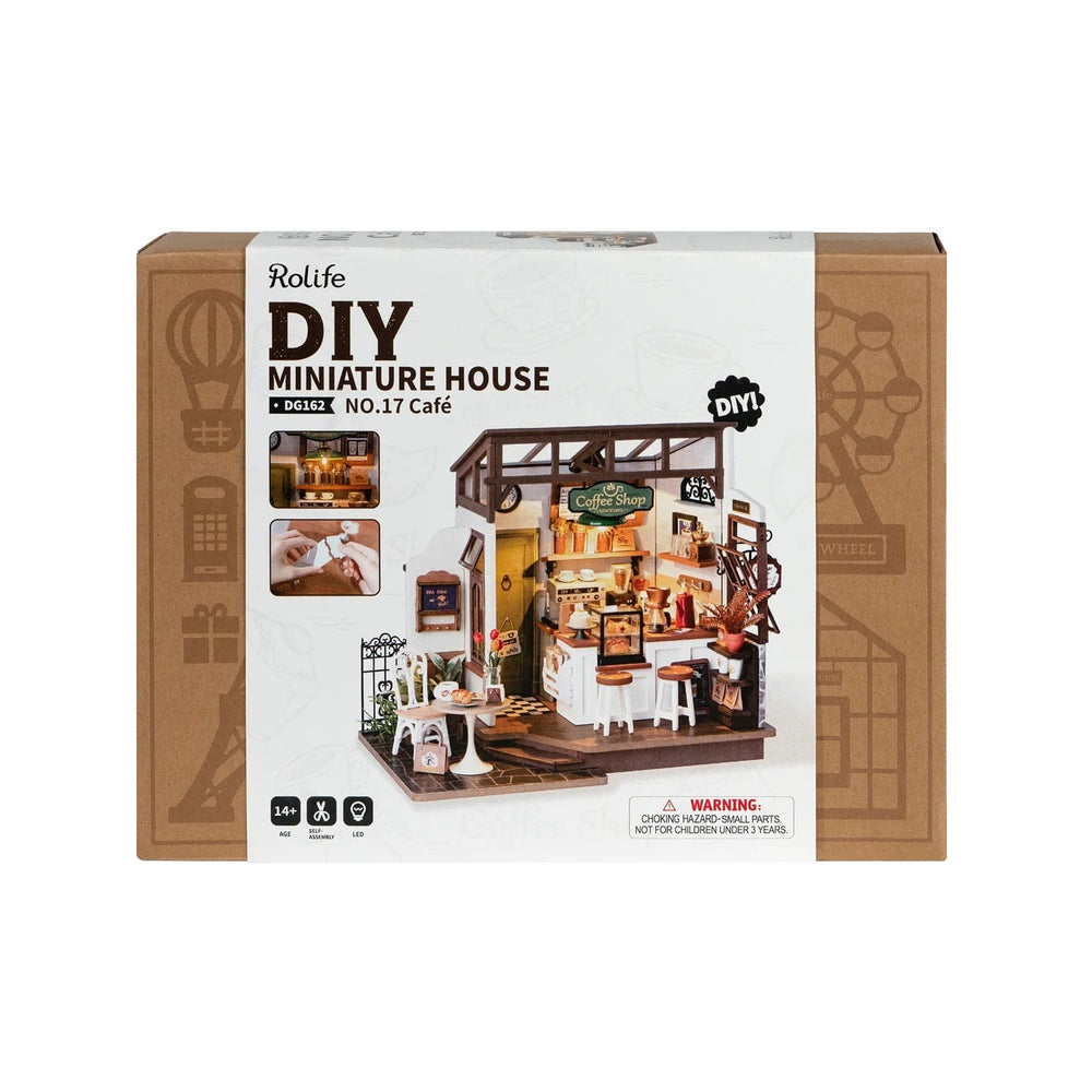 Hands Craft Activity Kit DIY Miniature Kit - No. 17 Cafe | Hands Craft