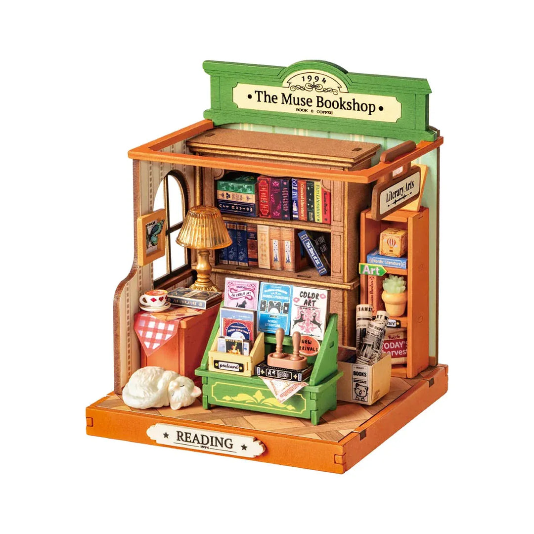 Hands Craft Gifts DIY Miniature Kit - The Muse Bookshop