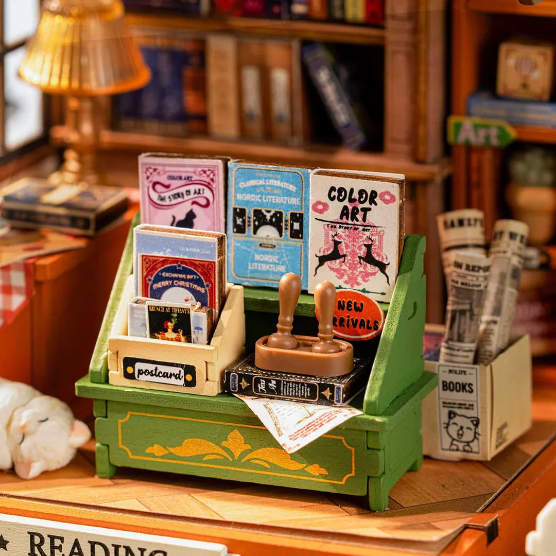 Hands Craft Gifts DIY Miniature Kit - The Muse Bookshop