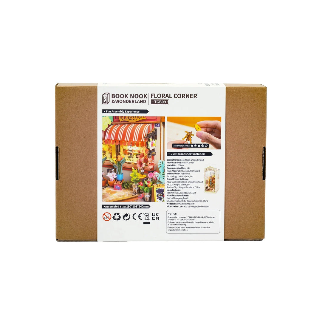 Hands Craft Gifts Floral Corner w/ Dust Cover | Hands Craft