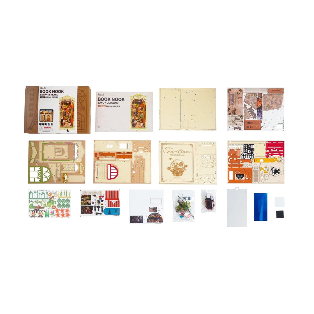 Hands Craft Gifts Floral Corner w/ Dust Cover | Hands Craft