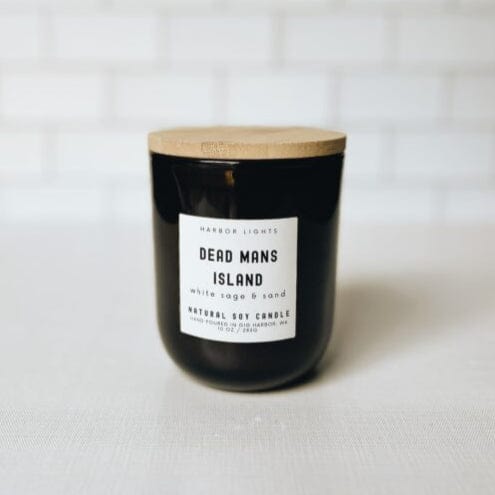 Harbor Lights Gifts Dead Man’s Island (White Sage & Sand) Candle