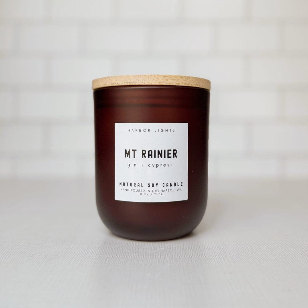 Harbor Lights Gifts Mt Rainier (Gin & Cypress) Candle