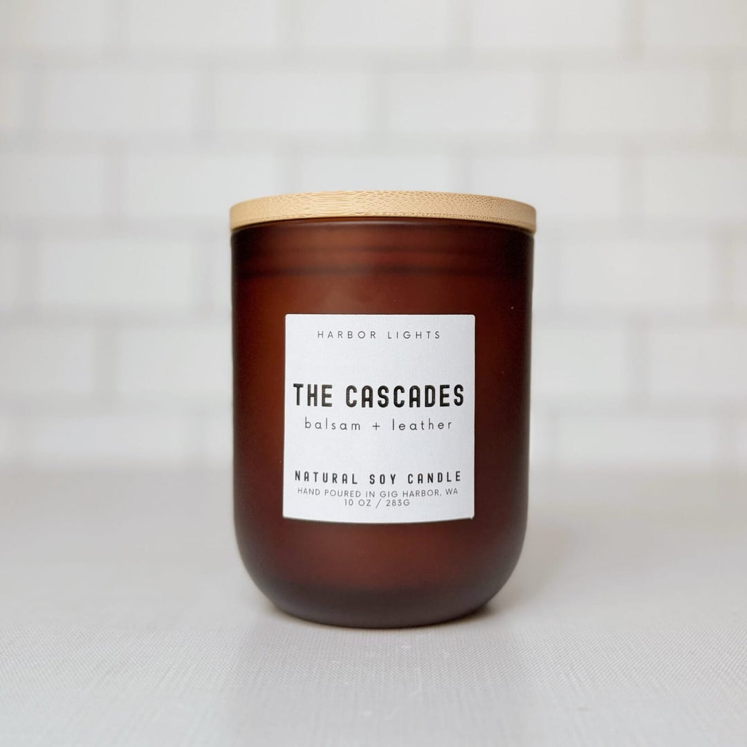 Harbor Lights Gifts The Cascades (Balsam & Leather ) Candle