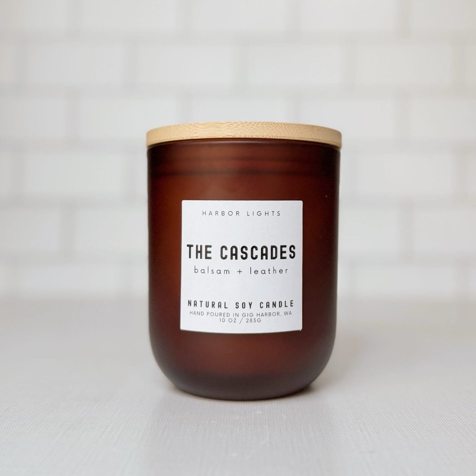 Harbor Lights Gifts The Cascades (Balsam & Leather ) Candle