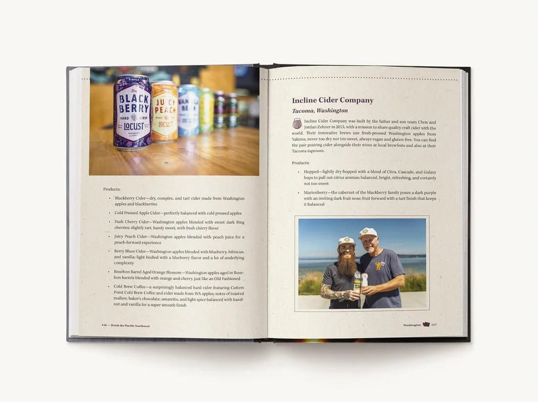 Harper Collins Christian Publishing Book Drink the Pacific Northwest: The Ultimate Guide to Breweries, Distilleries, and Wineries in the Northwest