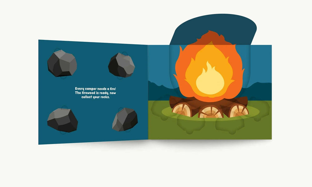 Harper Collins Christian Publishing Book My First Campout: Get Ready for the Great Outdoors with this Interactive Board Book!