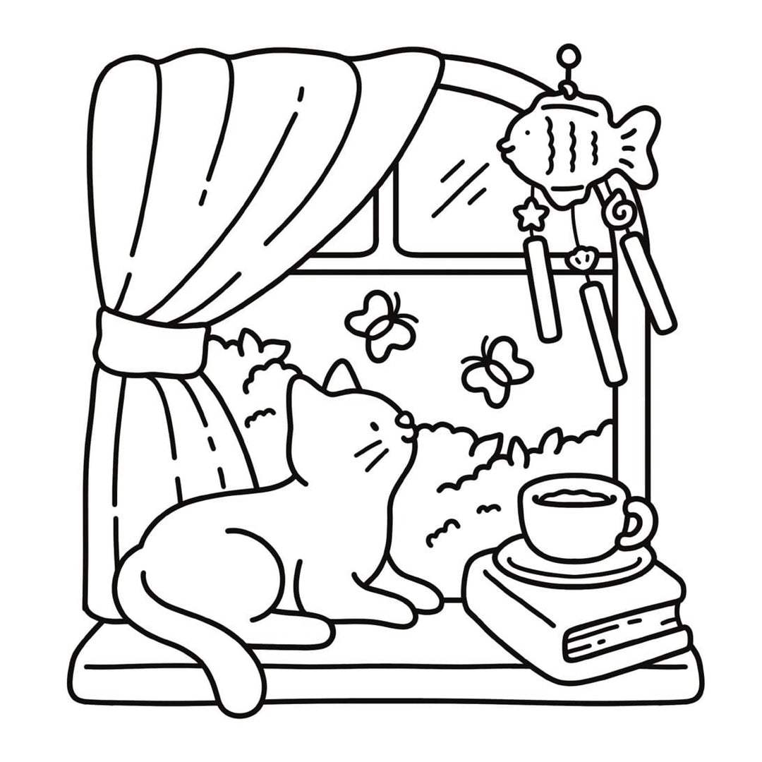 Harper Collins Gifts Cat Moments: Meow Life Coloring Book (Spiral Bound Edition)