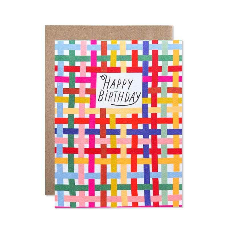 Hartland Cards Cards Happy Birthday Plaid