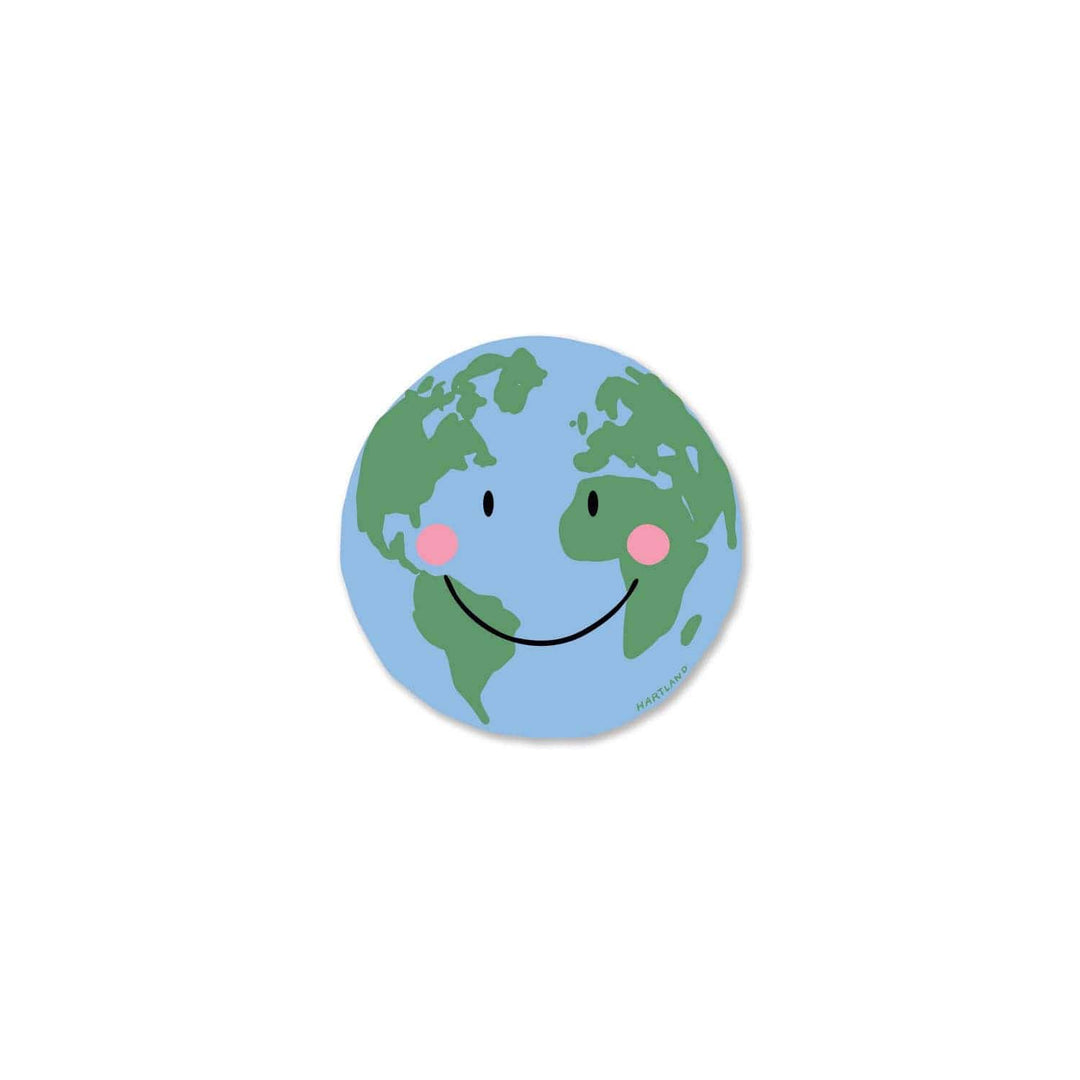 Hartland Cards Cards Smiley Earth Sticker