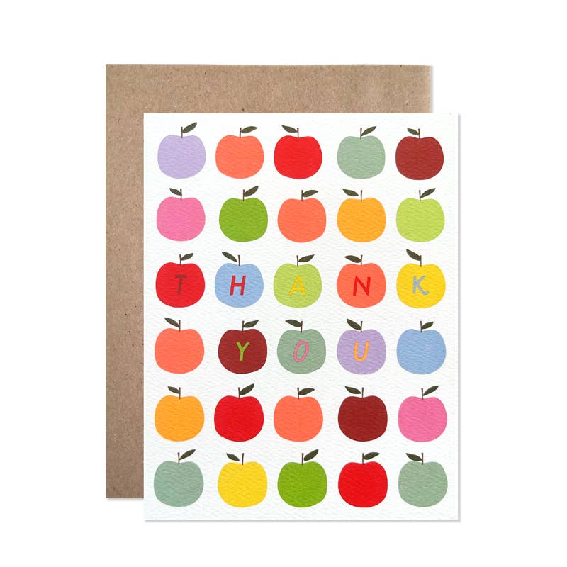 Hartland Cards Cards Thank you Apples / Teacher
