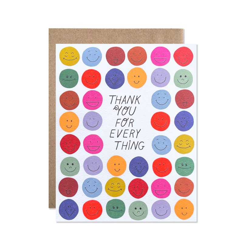 Hartland Cards Cards Thank You For Everything Smileys Card