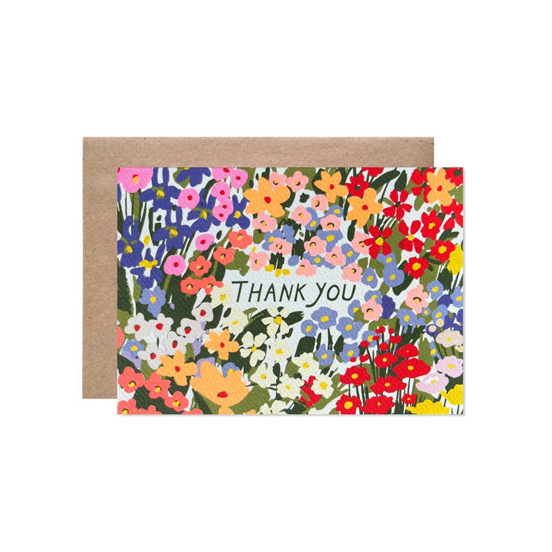 Hartland Cards Cards Thank You Wildflower Garden