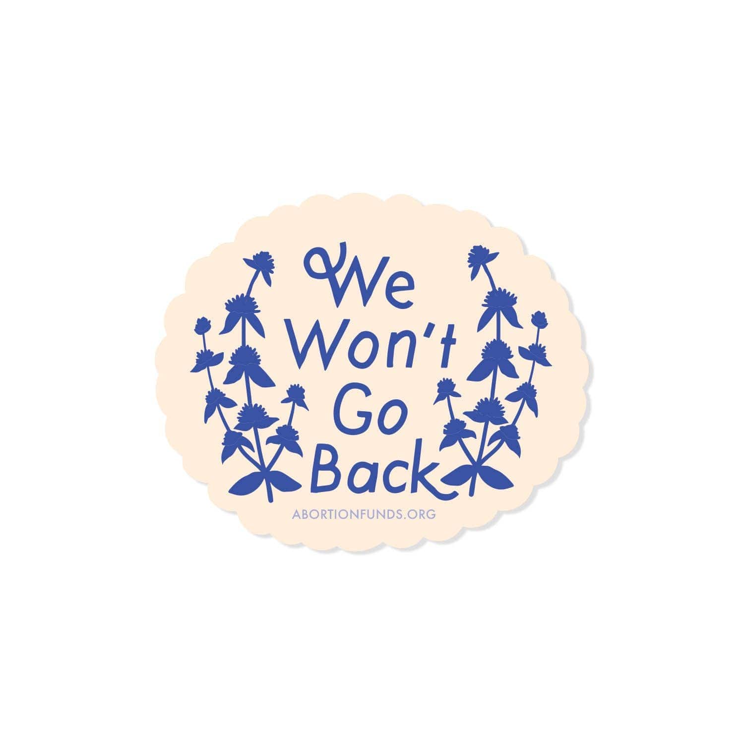 Hartland Cards Cards We Won't Go Back Sticker