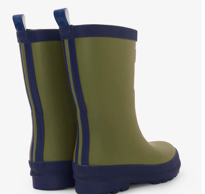 Hatley Baby & Toddler Forest Green Matte Rain Boots