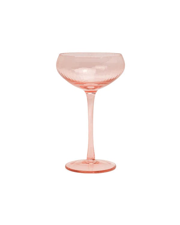 Here's How Cocktail glass The Lou Coupe Glass - Blush, Set of 2