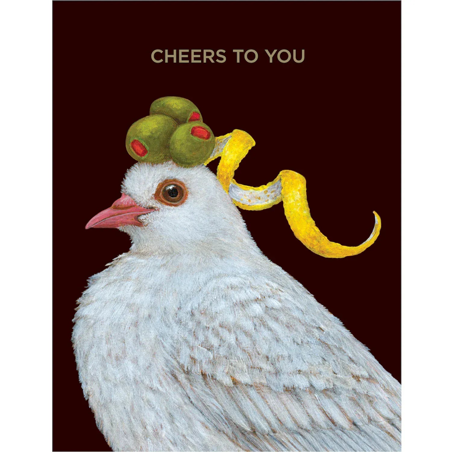 Hester & Cook Cards Cheers to You Dove Card