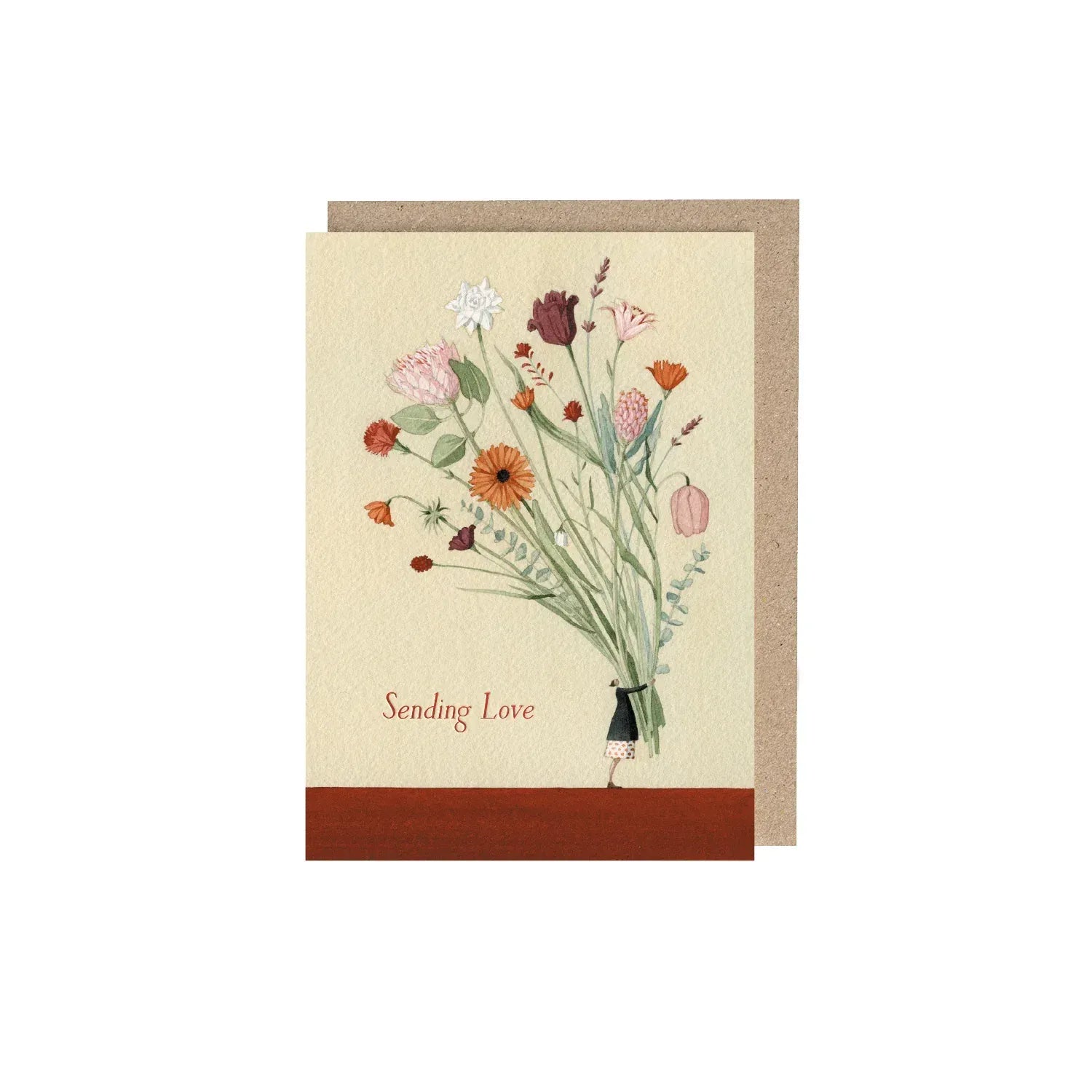Hester & Cook Cards Flower Bundle (Sending Love) Greeting Card
