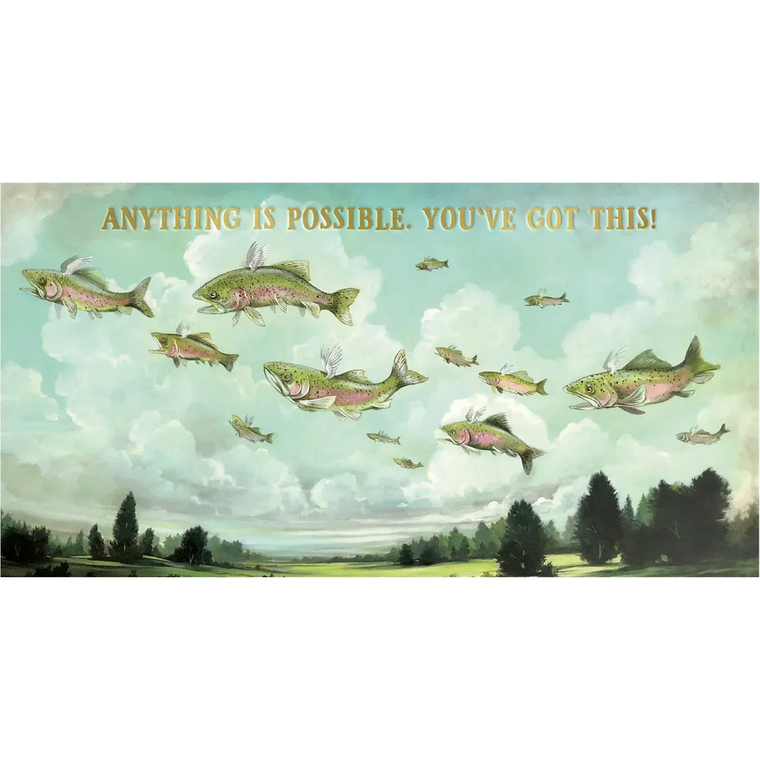 Hester & Cook Cards Flying Fish Card