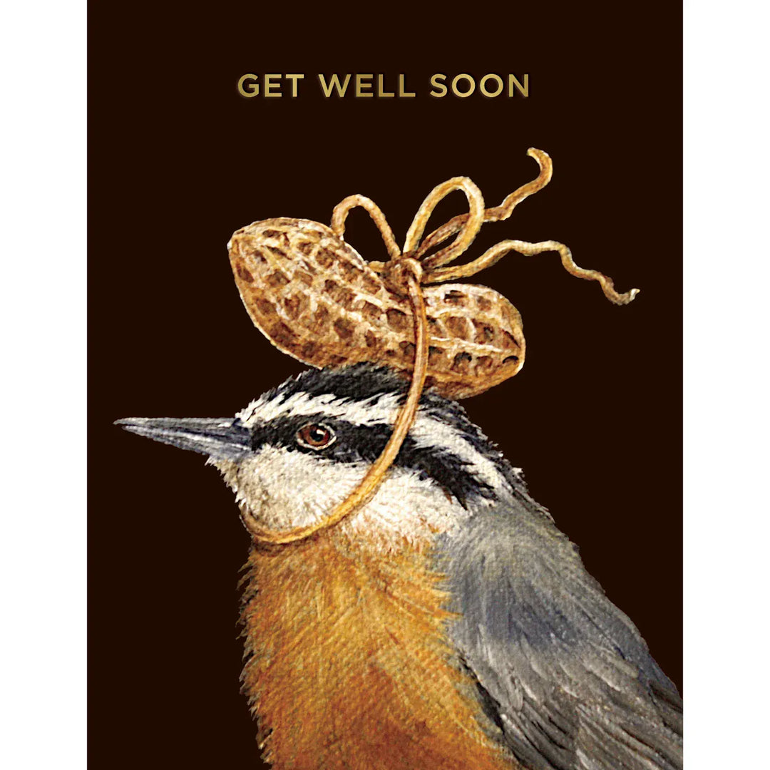 Hester & Cook Cards Get Well Peanut Card