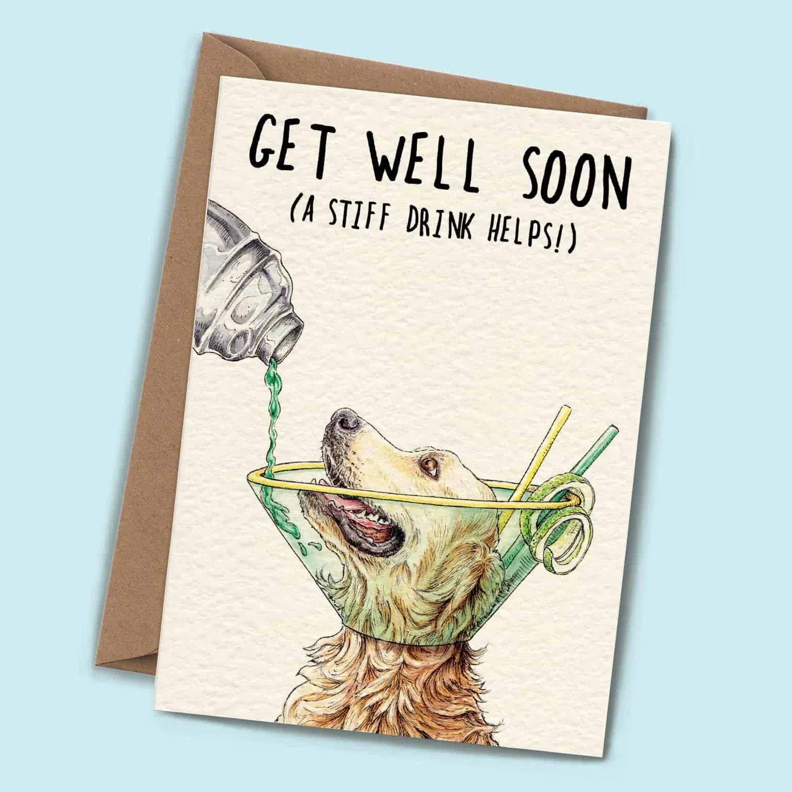 Hester & Cook Cards Get Well Soon Dog Card