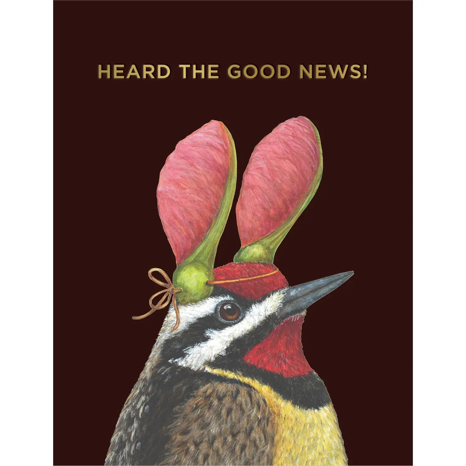 Hester & Cook Cards Good News Sapsucker Card