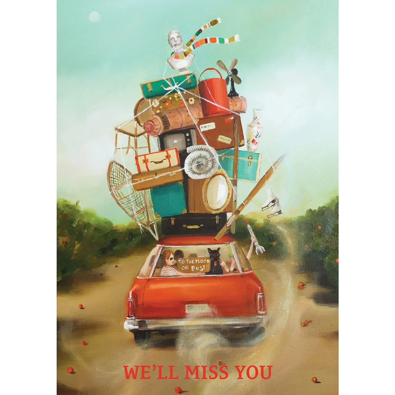 Hester & Cook Cards Miss You Traveler Card