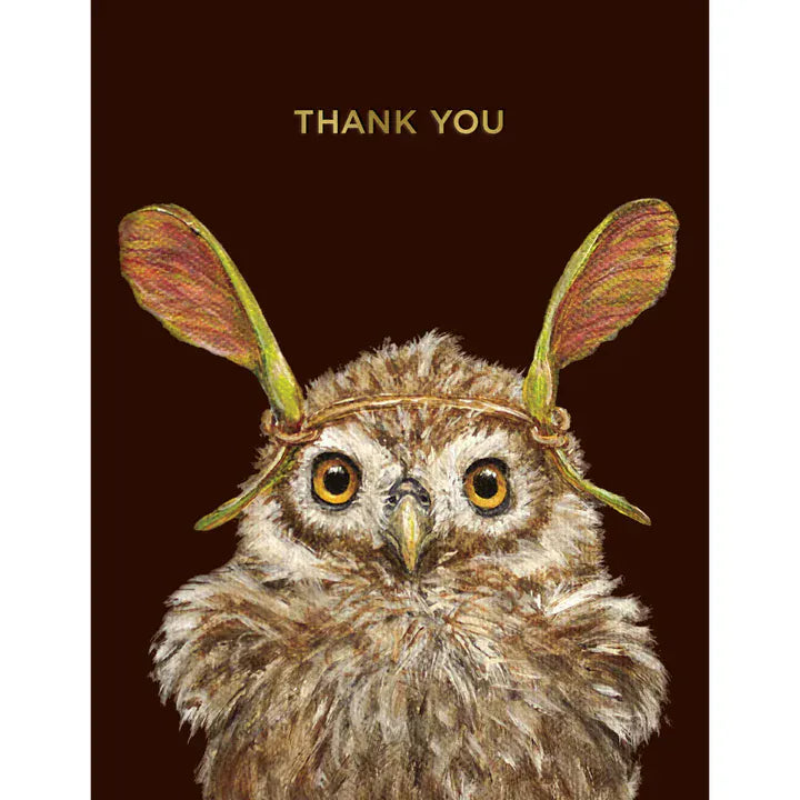 Hester & Cook Cards Thank You Owl Card