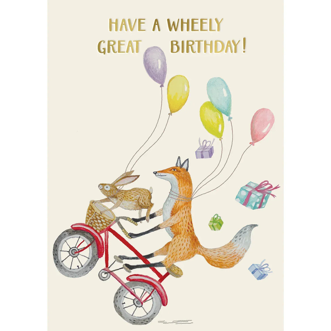 Hester & Cook Cards Wheely Great Birthday Card