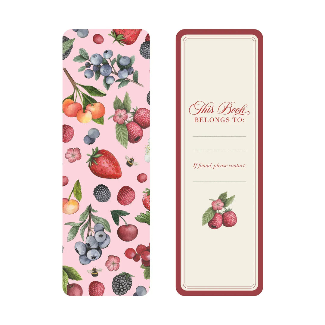 Hester & Cook Gifts Berries & Cherries Bookmarks, Set of 3