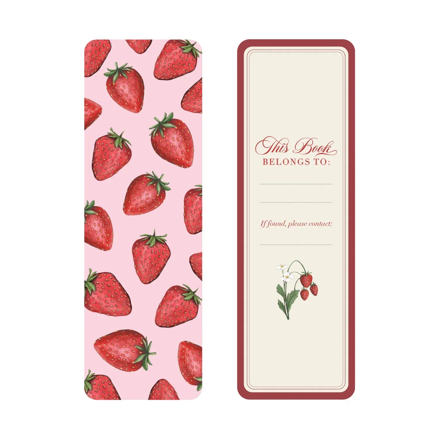Hester & Cook Gifts Berries & Cherries Bookmarks, Set of 3