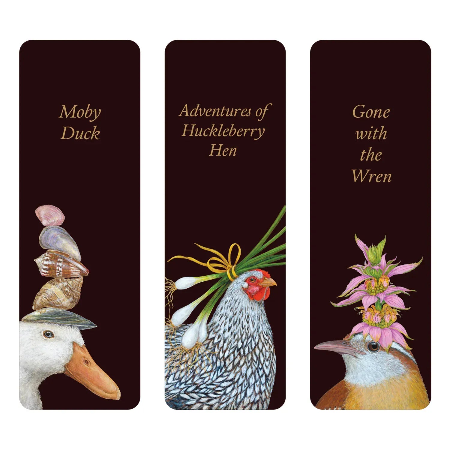Hester & Cook Gifts Classic Novels Bookmarks, Set of 3