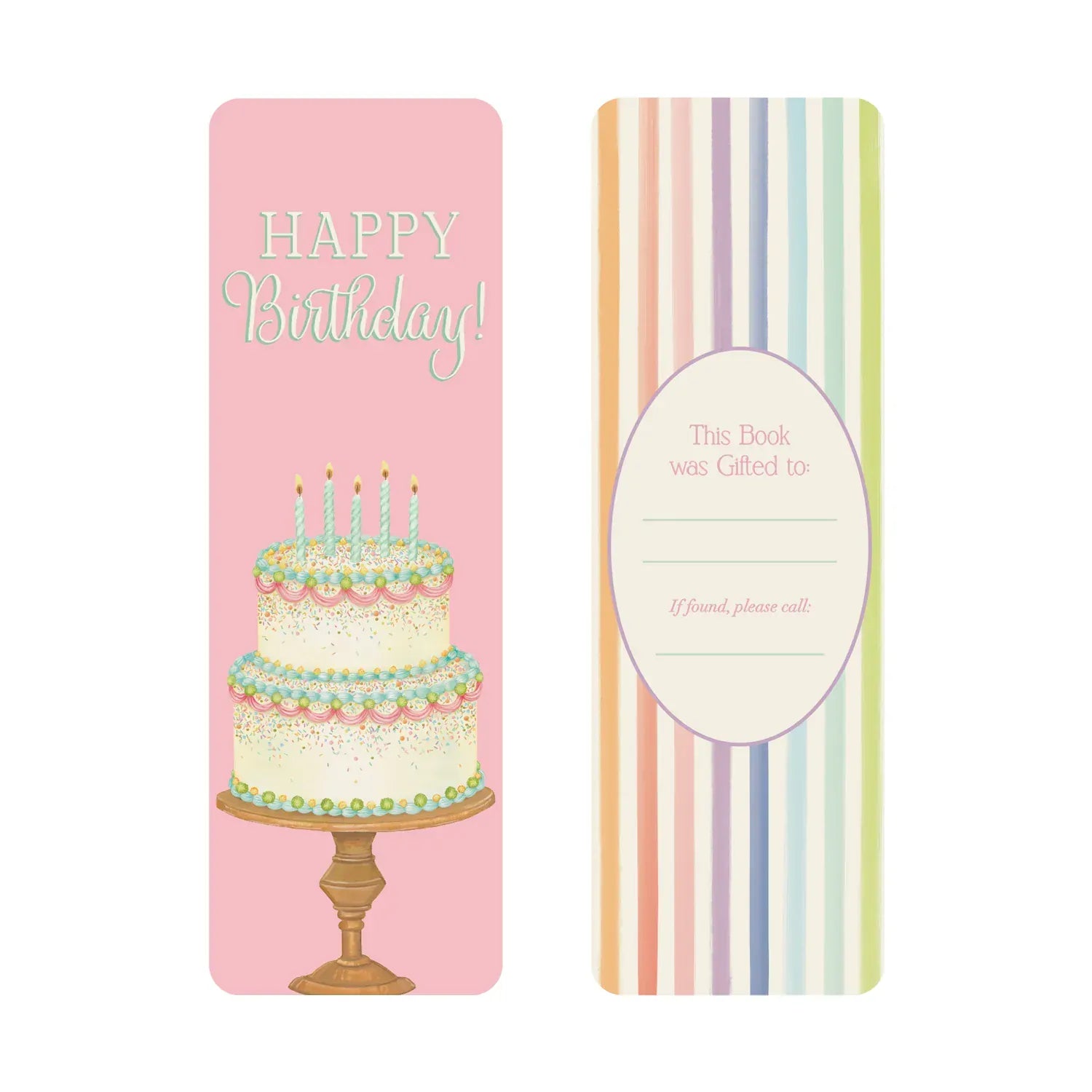 Hester & Cook Gifts Happy Birthday Bookmarks, Set of 3