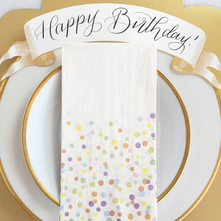Hester & Cook Party Confetti Sprinkles Guest Napkins