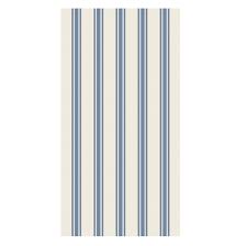 Hester & Cook Party Cornflower Blue Linen Stripe Guest Napkins