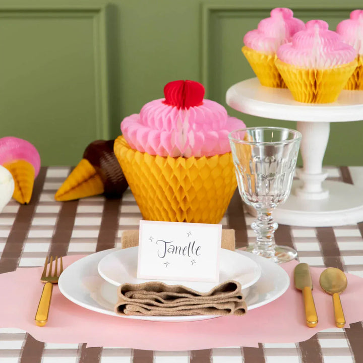 Hester & Cook Party Pink Frame Place Cards