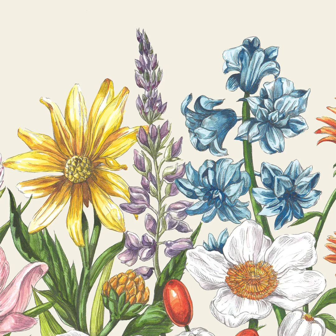 Hester & Cook Party Wildflower Cocktail Napkins