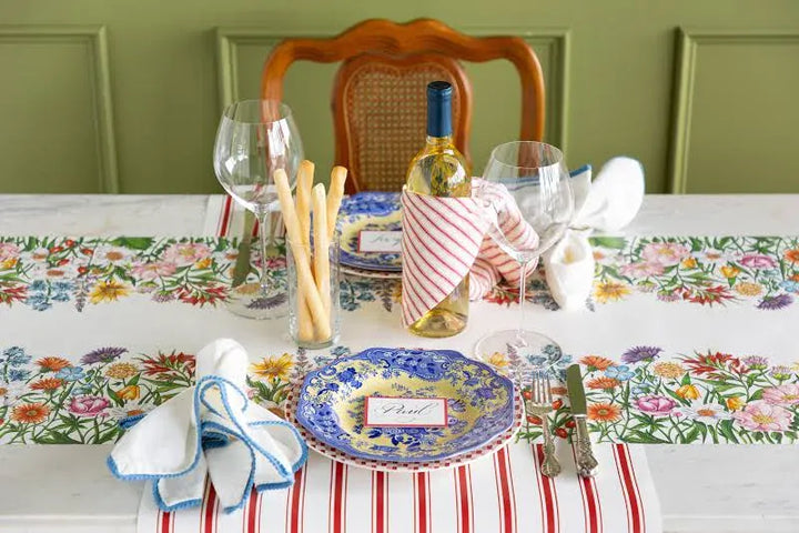 Hester & Cook Party Wildflower Paper Table Runner