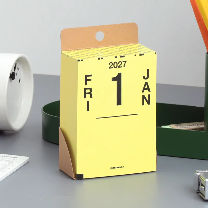 Hightide Paper 2027 Daily Calendar - Penco