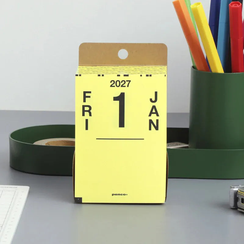 Hightide Paper 2027 Daily Calendar - Penco