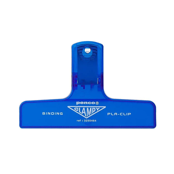 Hightide Paper Clear Blue Penco Clampy Plastic Clip