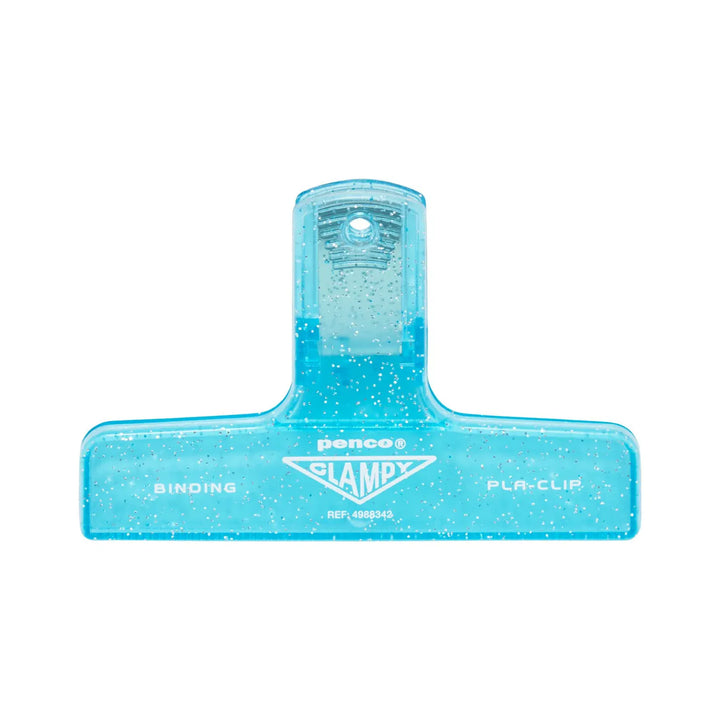 Hightide Paper Glitter Light Blue Penco Clampy Plastic Clip