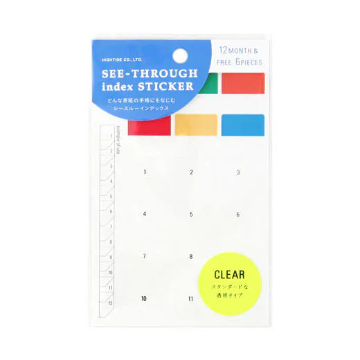 Hightide Paper See-Through Index Sticker
