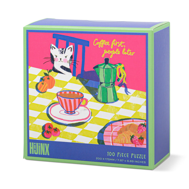 HiJinx Gifts Mini Puzzle - Coffee First, People Later