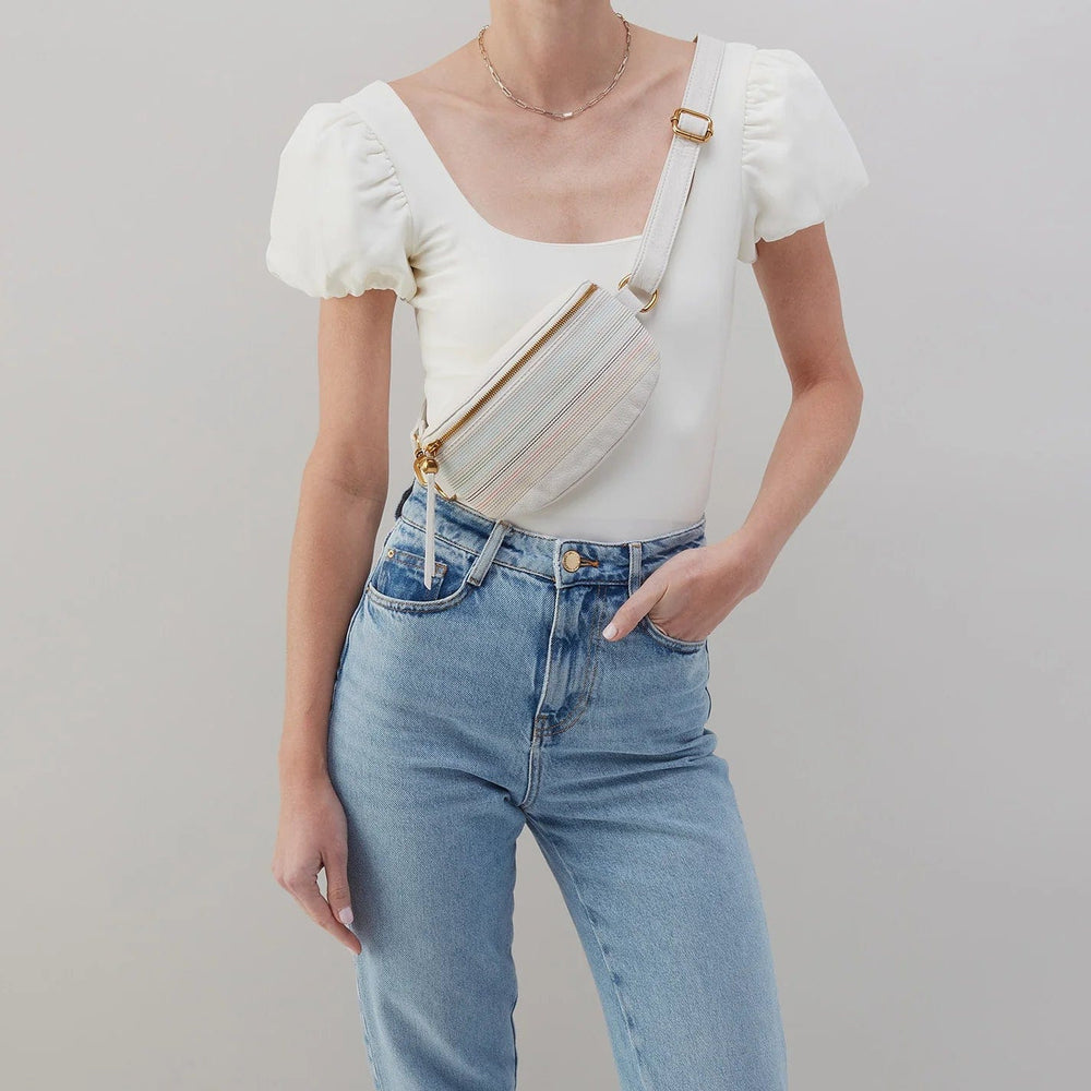 Hobo Bags Fern Belt Bag - White