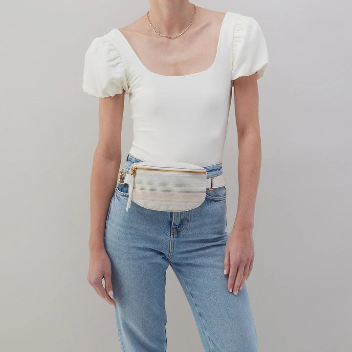 Hobo Bags Fern Belt Bag - White