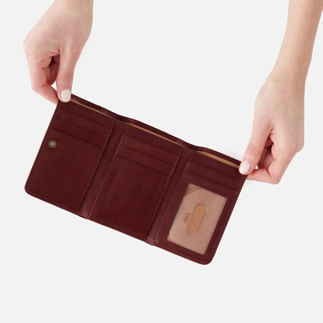 Hobo Bags Jill Mini Trifold Wallet - Henna