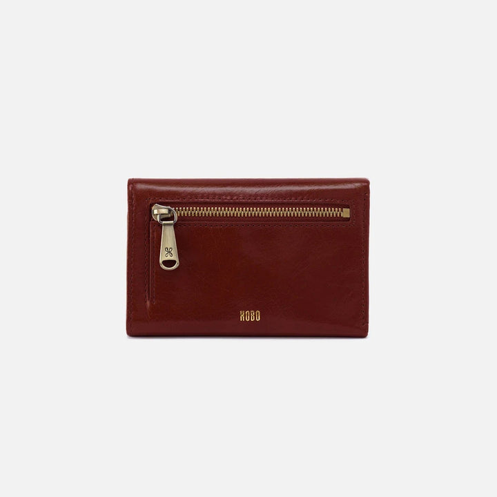Hobo Bags Jill Mini Trifold Wallet - Henna